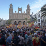 Miles de personas se manifiestan en Gran Canaria en defensa de Ceuta